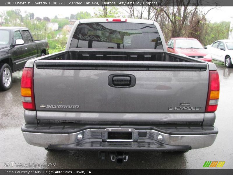 Charcoal Gray Metallic / Graphite 2000 Chevrolet Silverado 1500 Z71 Extended Cab 4x4