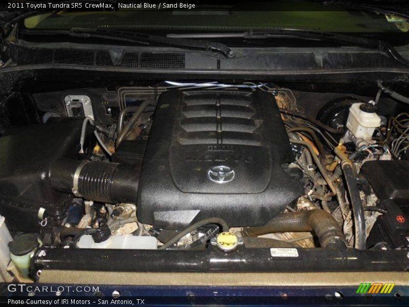 Nautical Blue / Sand Beige 2011 Toyota Tundra SR5 CrewMax