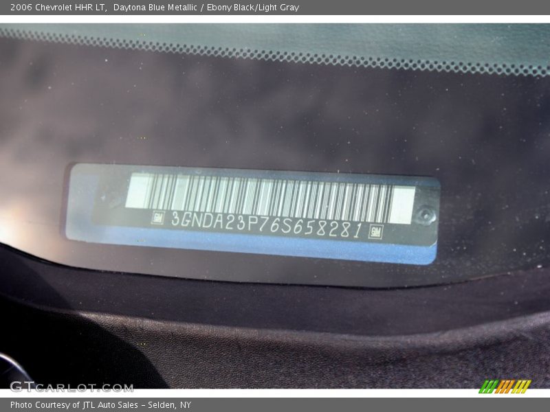 Daytona Blue Metallic / Ebony Black/Light Gray 2006 Chevrolet HHR LT