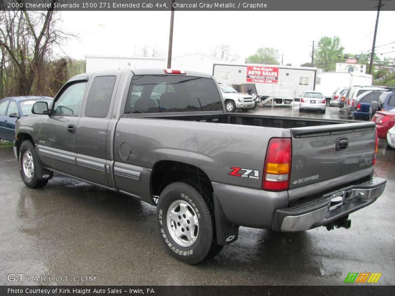 Charcoal Gray Metallic / Graphite 2000 Chevrolet Silverado 1500 Z71 Extended Cab 4x4