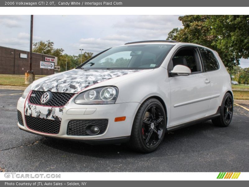 Candy White / Interlagos Plaid Cloth 2006 Volkswagen GTI 2.0T