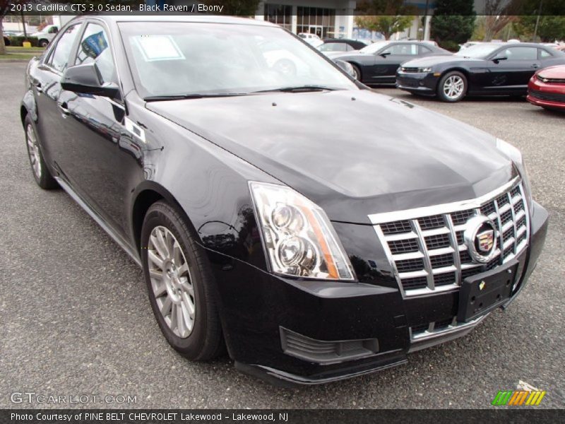 Black Raven / Ebony 2013 Cadillac CTS 3.0 Sedan
