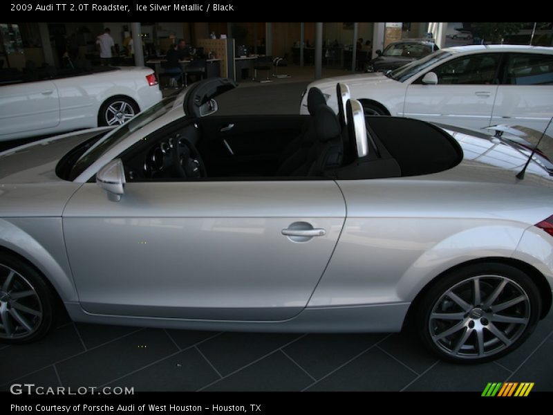 Ice Silver Metallic / Black 2009 Audi TT 2.0T Roadster