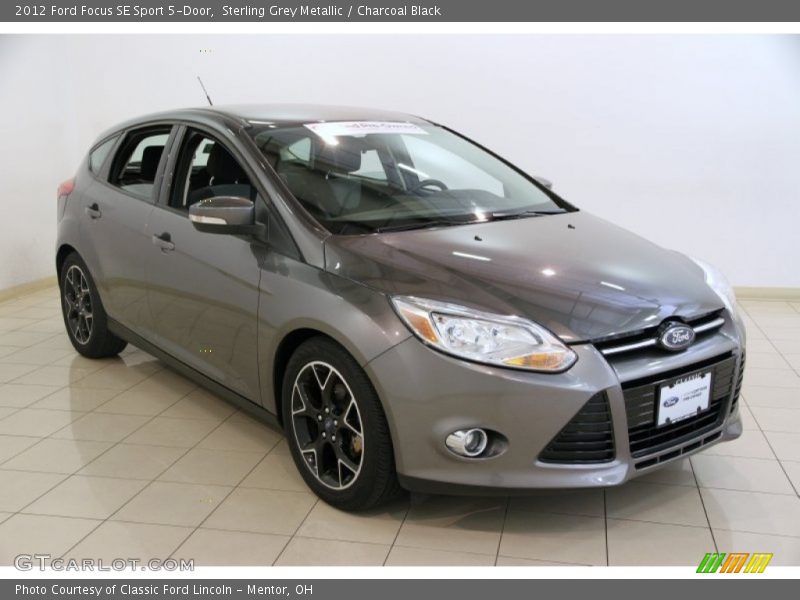 Sterling Grey Metallic / Charcoal Black 2012 Ford Focus SE Sport 5-Door