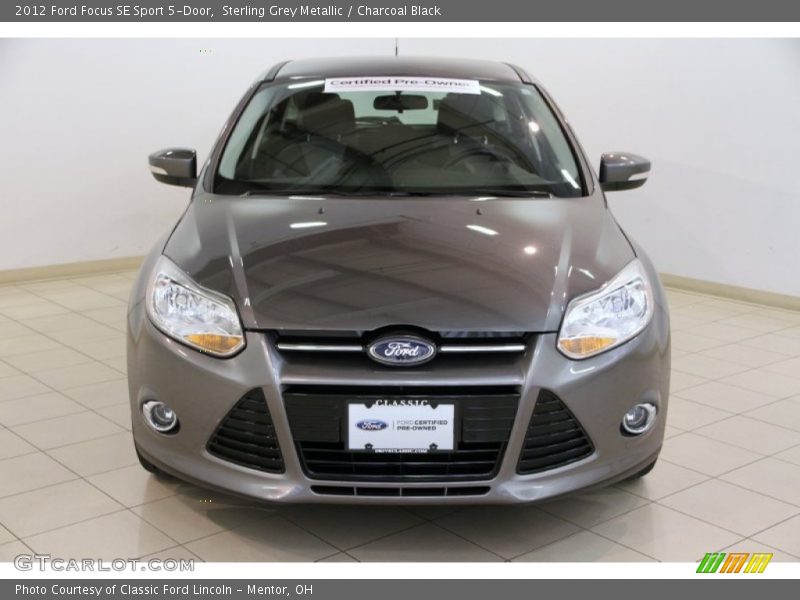 Sterling Grey Metallic / Charcoal Black 2012 Ford Focus SE Sport 5-Door