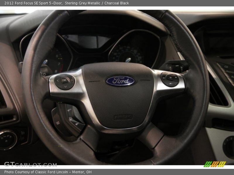 Sterling Grey Metallic / Charcoal Black 2012 Ford Focus SE Sport 5-Door