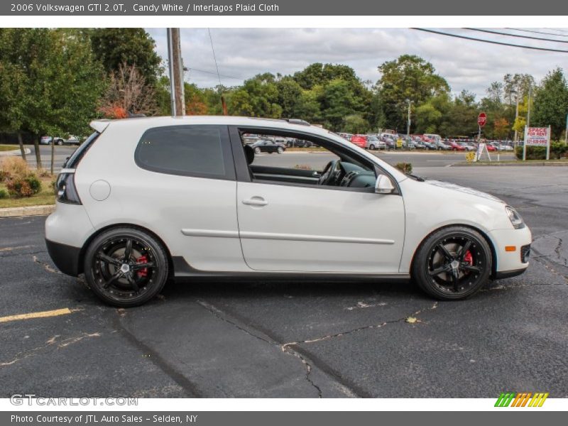 Candy White / Interlagos Plaid Cloth 2006 Volkswagen GTI 2.0T