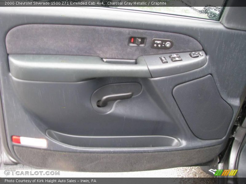 Charcoal Gray Metallic / Graphite 2000 Chevrolet Silverado 1500 Z71 Extended Cab 4x4