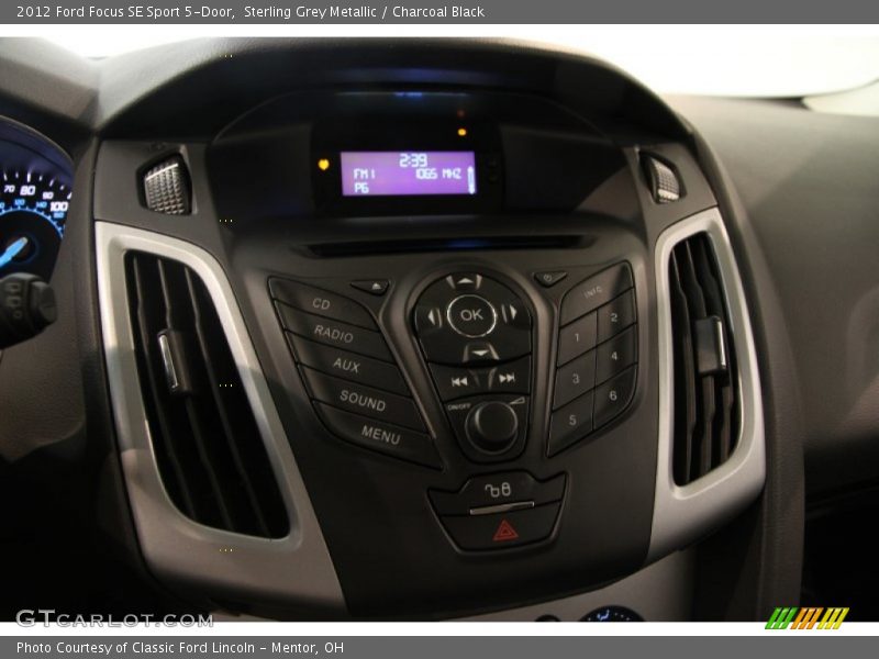 Sterling Grey Metallic / Charcoal Black 2012 Ford Focus SE Sport 5-Door