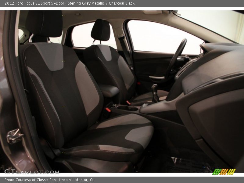 Sterling Grey Metallic / Charcoal Black 2012 Ford Focus SE Sport 5-Door