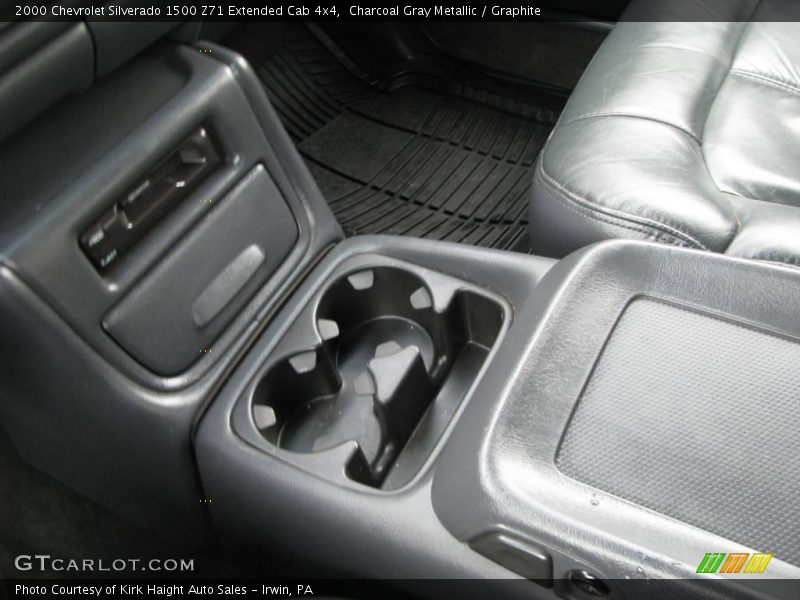Charcoal Gray Metallic / Graphite 2000 Chevrolet Silverado 1500 Z71 Extended Cab 4x4