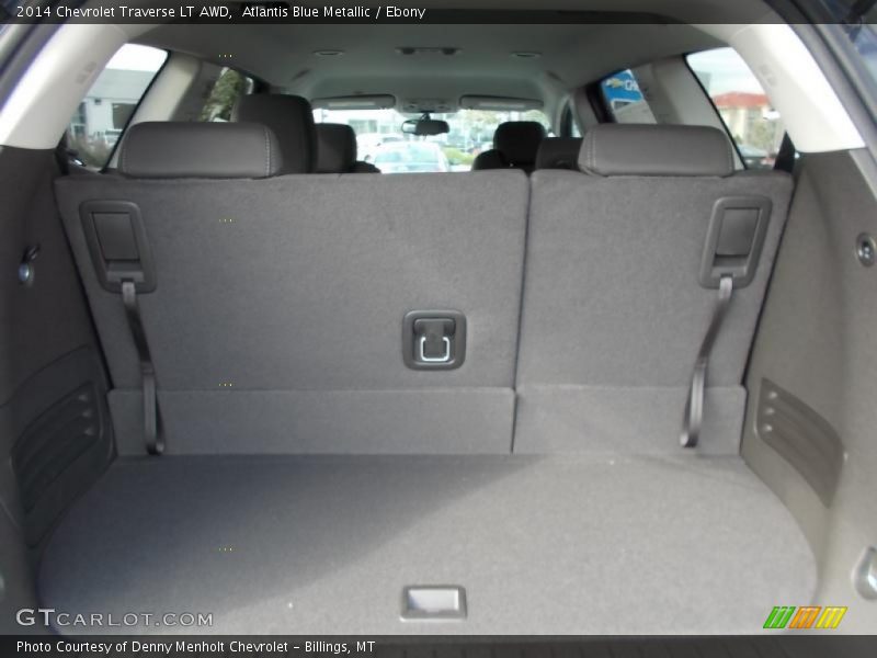 Atlantis Blue Metallic / Ebony 2014 Chevrolet Traverse LT AWD