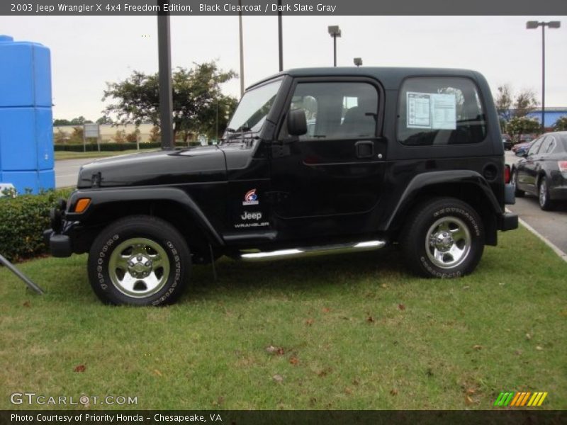  2003 Wrangler X 4x4 Freedom Edition Black Clearcoat