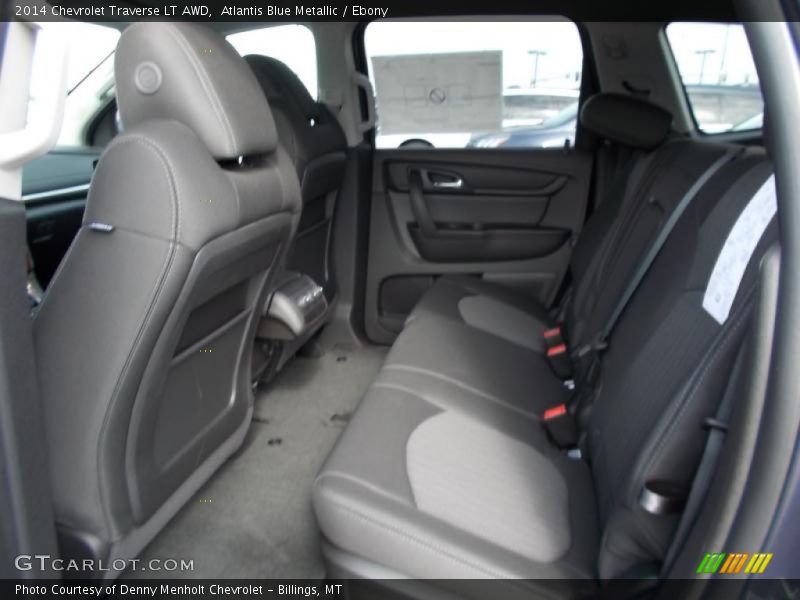 Atlantis Blue Metallic / Ebony 2014 Chevrolet Traverse LT AWD