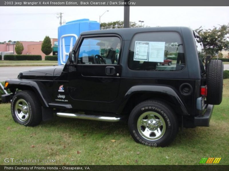  2003 Wrangler X 4x4 Freedom Edition Black Clearcoat