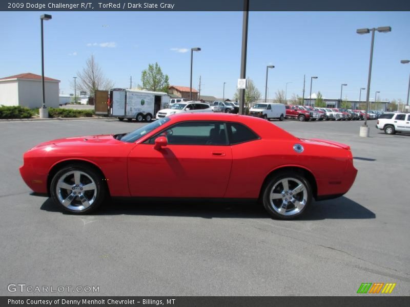 TorRed / Dark Slate Gray 2009 Dodge Challenger R/T