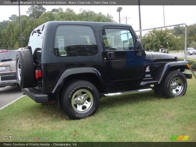  2003 Wrangler X 4x4 Freedom Edition Black Clearcoat