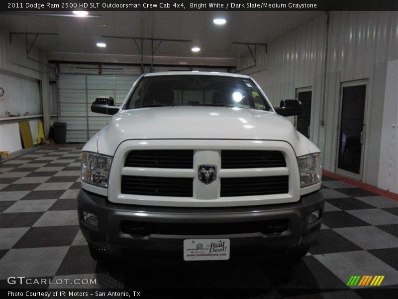 Bright White / Dark Slate/Medium Graystone 2011 Dodge Ram 2500 HD SLT Outdoorsman Crew Cab 4x4