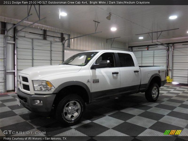 Bright White / Dark Slate/Medium Graystone 2011 Dodge Ram 2500 HD SLT Outdoorsman Crew Cab 4x4