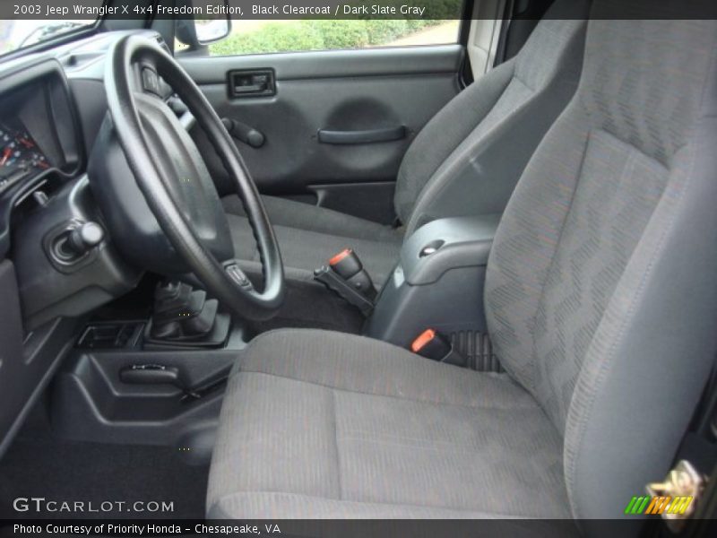  2003 Wrangler X 4x4 Freedom Edition Dark Slate Gray Interior