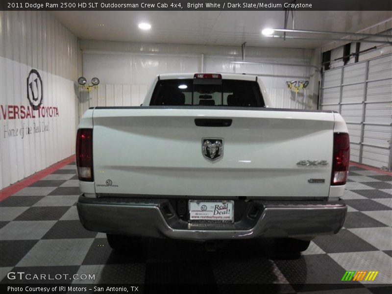 Bright White / Dark Slate/Medium Graystone 2011 Dodge Ram 2500 HD SLT Outdoorsman Crew Cab 4x4
