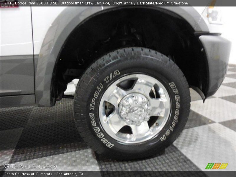 Bright White / Dark Slate/Medium Graystone 2011 Dodge Ram 2500 HD SLT Outdoorsman Crew Cab 4x4