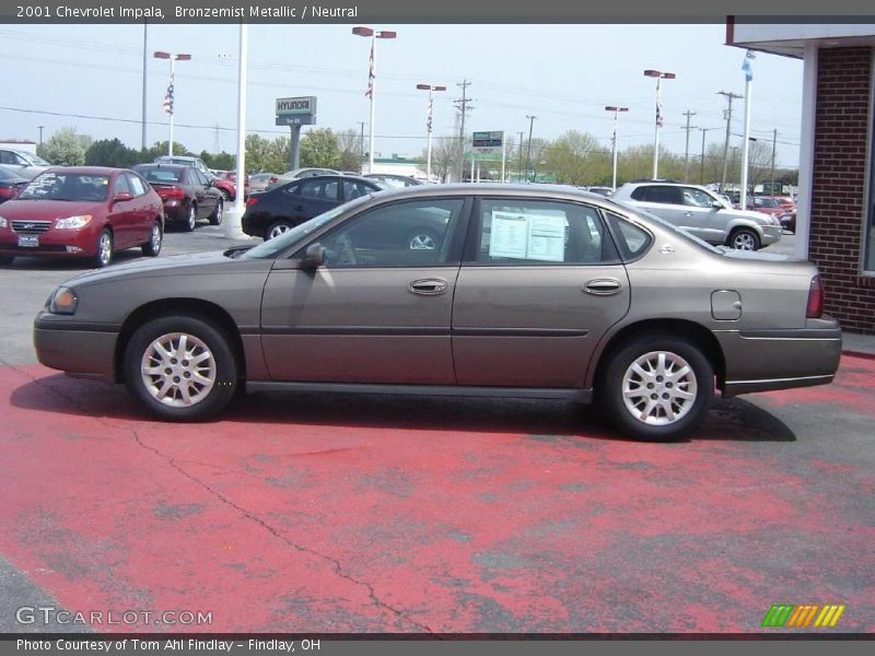 Bronzemist Metallic / Neutral 2001 Chevrolet Impala