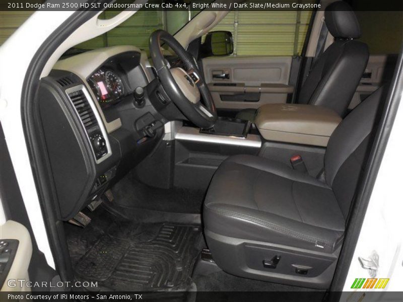 Bright White / Dark Slate/Medium Graystone 2011 Dodge Ram 2500 HD SLT Outdoorsman Crew Cab 4x4