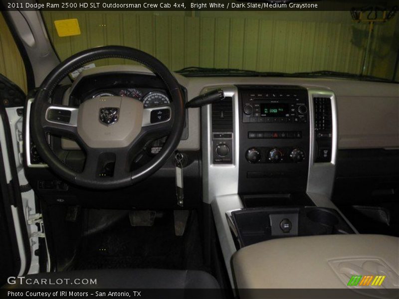 Bright White / Dark Slate/Medium Graystone 2011 Dodge Ram 2500 HD SLT Outdoorsman Crew Cab 4x4