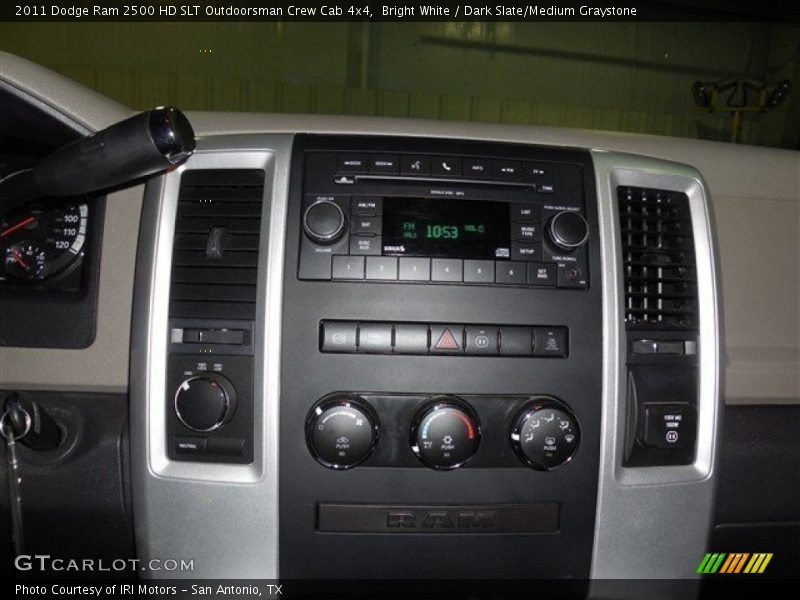 Bright White / Dark Slate/Medium Graystone 2011 Dodge Ram 2500 HD SLT Outdoorsman Crew Cab 4x4