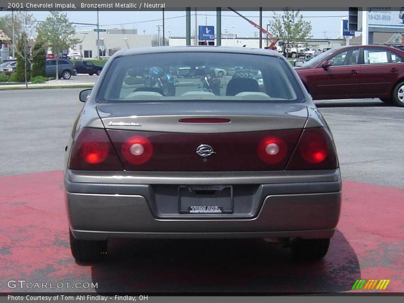 Bronzemist Metallic / Neutral 2001 Chevrolet Impala