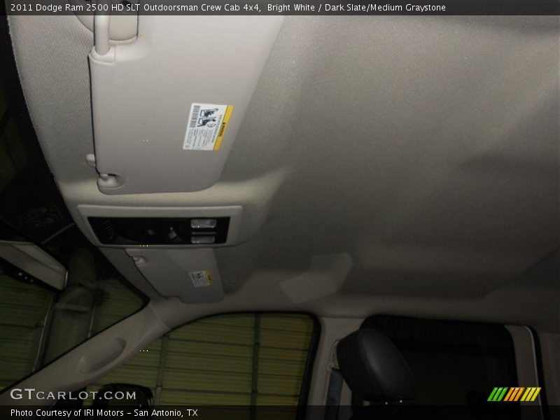 Bright White / Dark Slate/Medium Graystone 2011 Dodge Ram 2500 HD SLT Outdoorsman Crew Cab 4x4