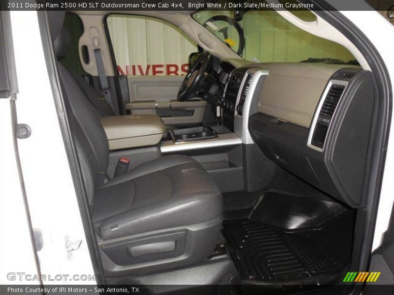 Bright White / Dark Slate/Medium Graystone 2011 Dodge Ram 2500 HD SLT Outdoorsman Crew Cab 4x4