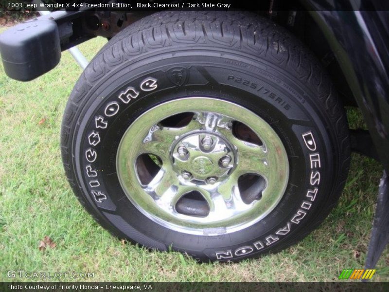  2003 Wrangler X 4x4 Freedom Edition Wheel