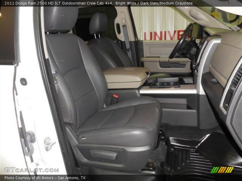Bright White / Dark Slate/Medium Graystone 2011 Dodge Ram 2500 HD SLT Outdoorsman Crew Cab 4x4
