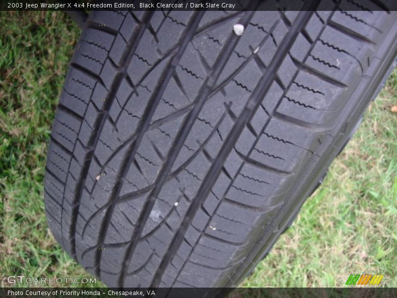 Black Clearcoat / Dark Slate Gray 2003 Jeep Wrangler X 4x4 Freedom Edition