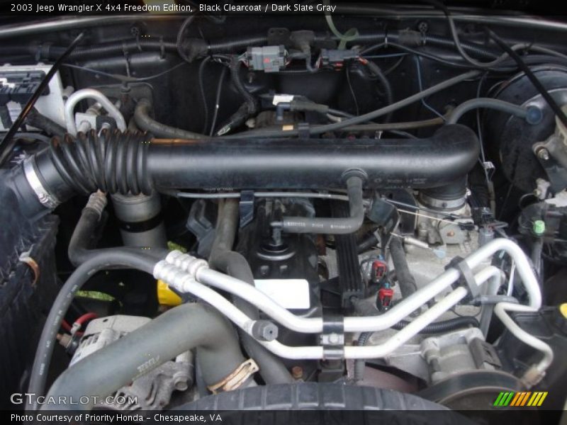  2003 Wrangler X 4x4 Freedom Edition Engine - 4.0 Liter OHV 12V 242 Straight 6