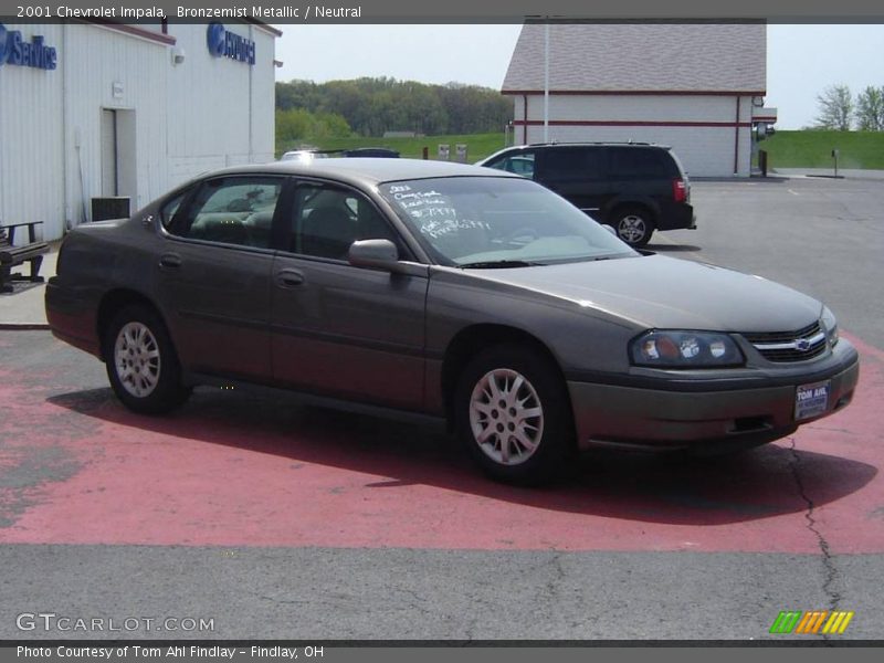 Bronzemist Metallic / Neutral 2001 Chevrolet Impala