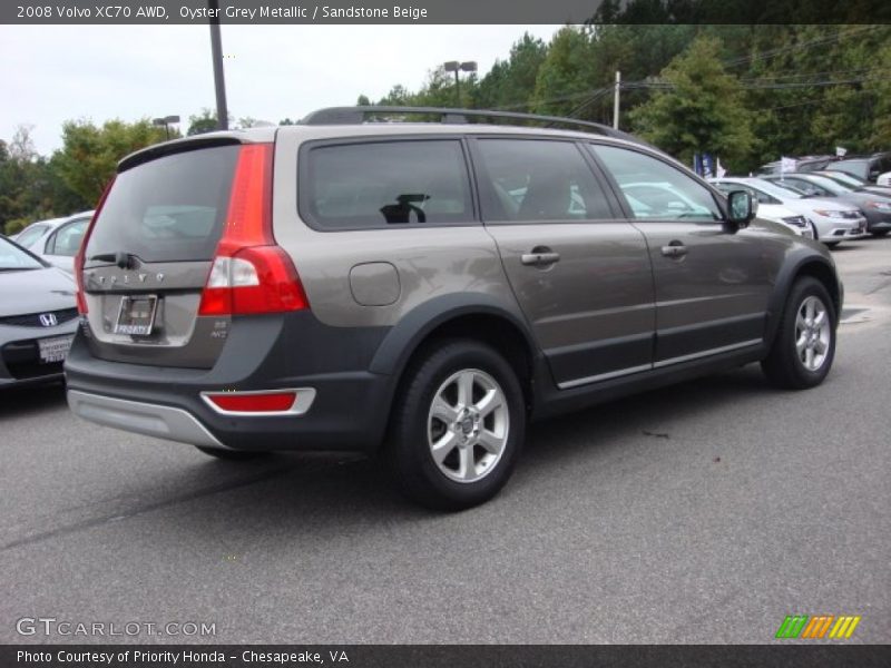 Oyster Grey Metallic / Sandstone Beige 2008 Volvo XC70 AWD