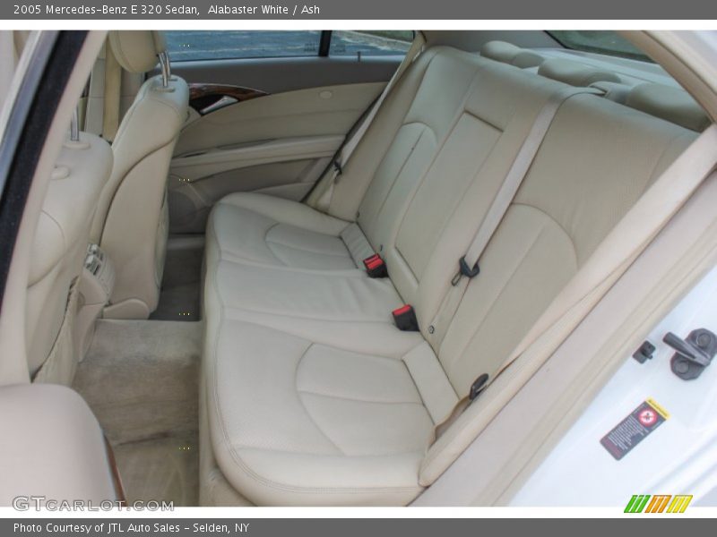 Rear Seat of 2005 E 320 Sedan