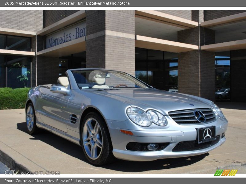  2005 SL 500 Roadster Brilliant Silver Metallic