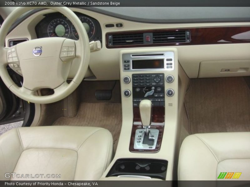 Oyster Grey Metallic / Sandstone Beige 2008 Volvo XC70 AWD