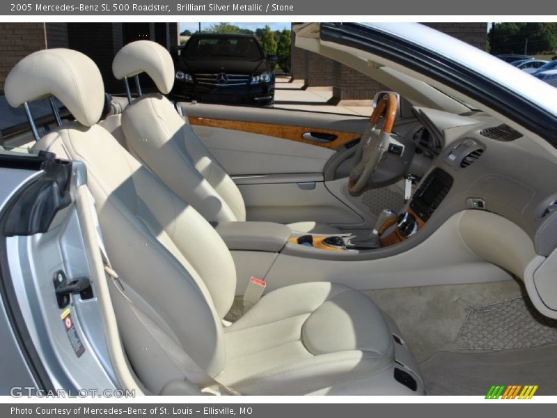 Front Seat of 2005 SL 500 Roadster