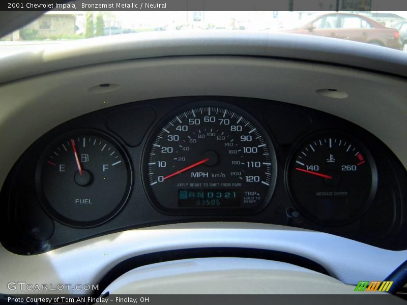 Bronzemist Metallic / Neutral 2001 Chevrolet Impala