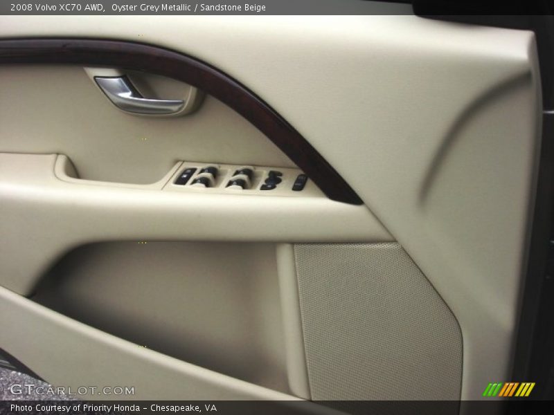 Oyster Grey Metallic / Sandstone Beige 2008 Volvo XC70 AWD