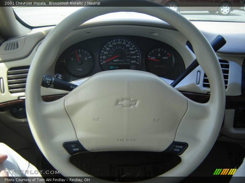 Bronzemist Metallic / Neutral 2001 Chevrolet Impala