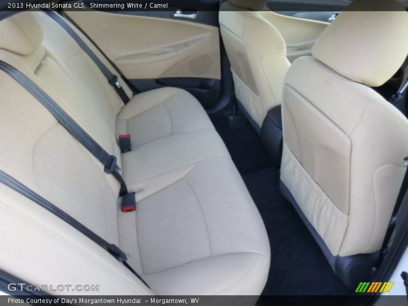 Shimmering White / Camel 2013 Hyundai Sonata GLS