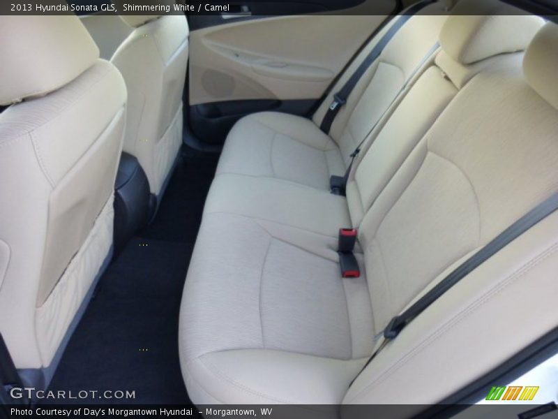 Shimmering White / Camel 2013 Hyundai Sonata GLS