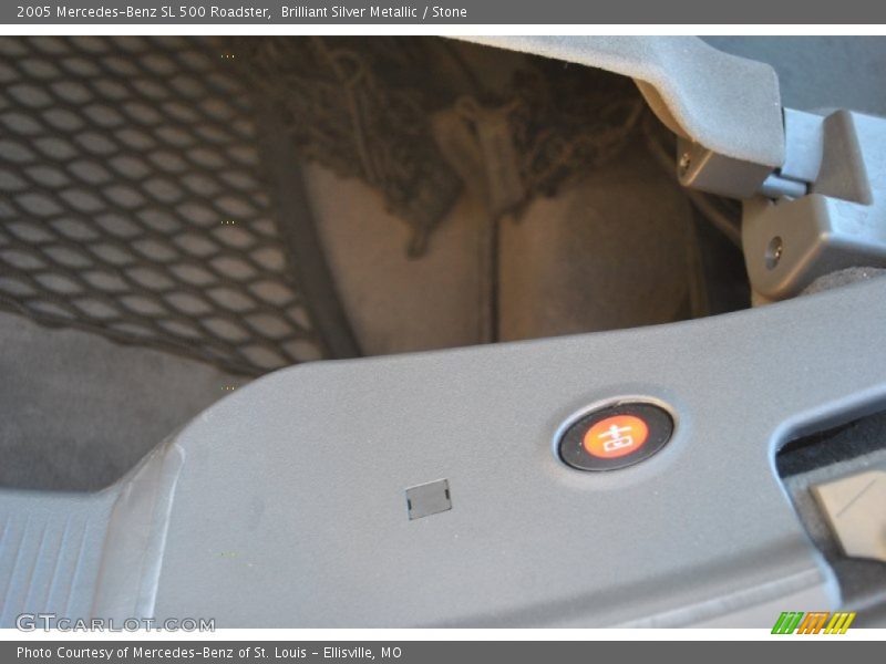 Brilliant Silver Metallic / Stone 2005 Mercedes-Benz SL 500 Roadster