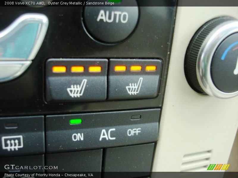 Oyster Grey Metallic / Sandstone Beige 2008 Volvo XC70 AWD